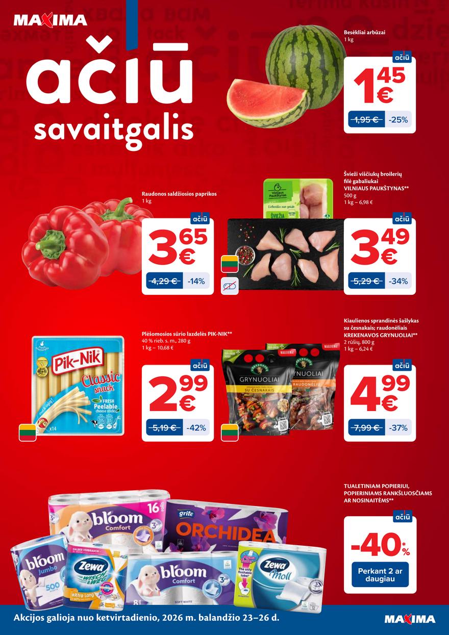 Maxima leidinys akcijos nuo 
  2026-04-21 iki 
  2026-04-27 | Leidinukas.lt puslapis 60