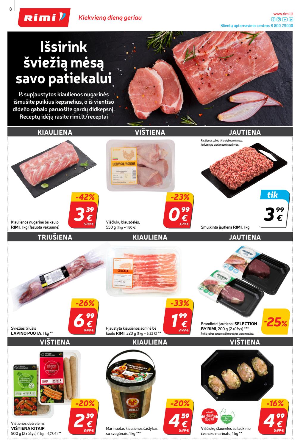 Rimi savaitinis leidinys akcijos nuo 
  2020-08-18 iki 
  2020-08-24 | Leidinukas.lt puslapis 8