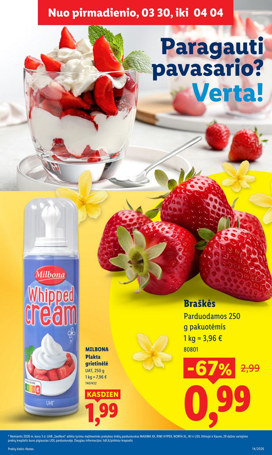 Lidl leidinys akcijos nuo 
  2026-03-30 iki 
  2026-04-04 | Leidinukas.lt puslapis 31