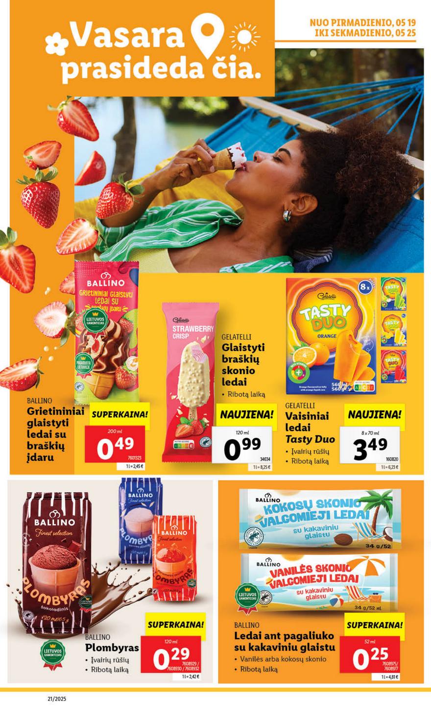 Lidl leidinys akcijos nuo 
  2025-05-19 iki 
  2025-05-25 | Leidinukas.lt puslapis 2