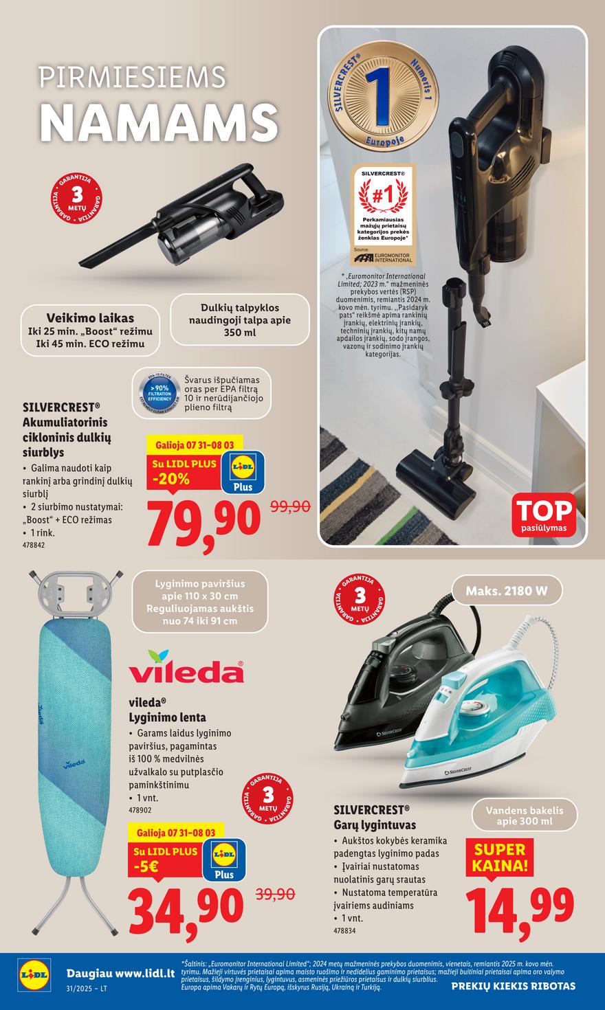 Lidl ne maisto leidinys akcijos nuo 
  2025-07-28 iki 
  2025-08-03 | Leidinukas.lt puslapis 30