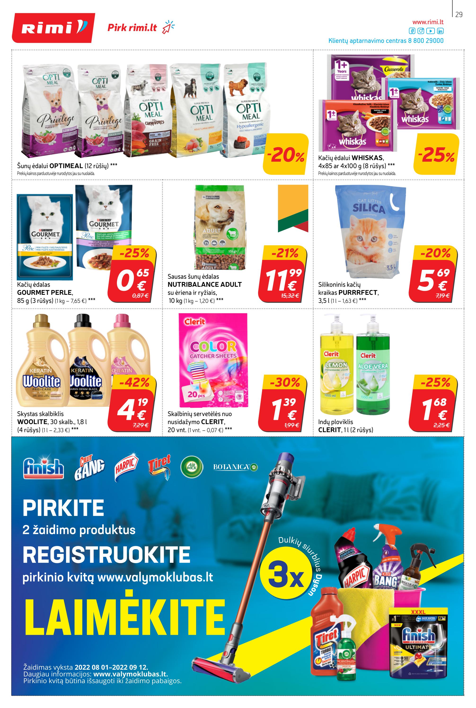 Rimi savaitinis leidinys akcijos nuo 
  2022-08-30 iki 
  2022-09-05 | Leidinukas.lt puslapis 29