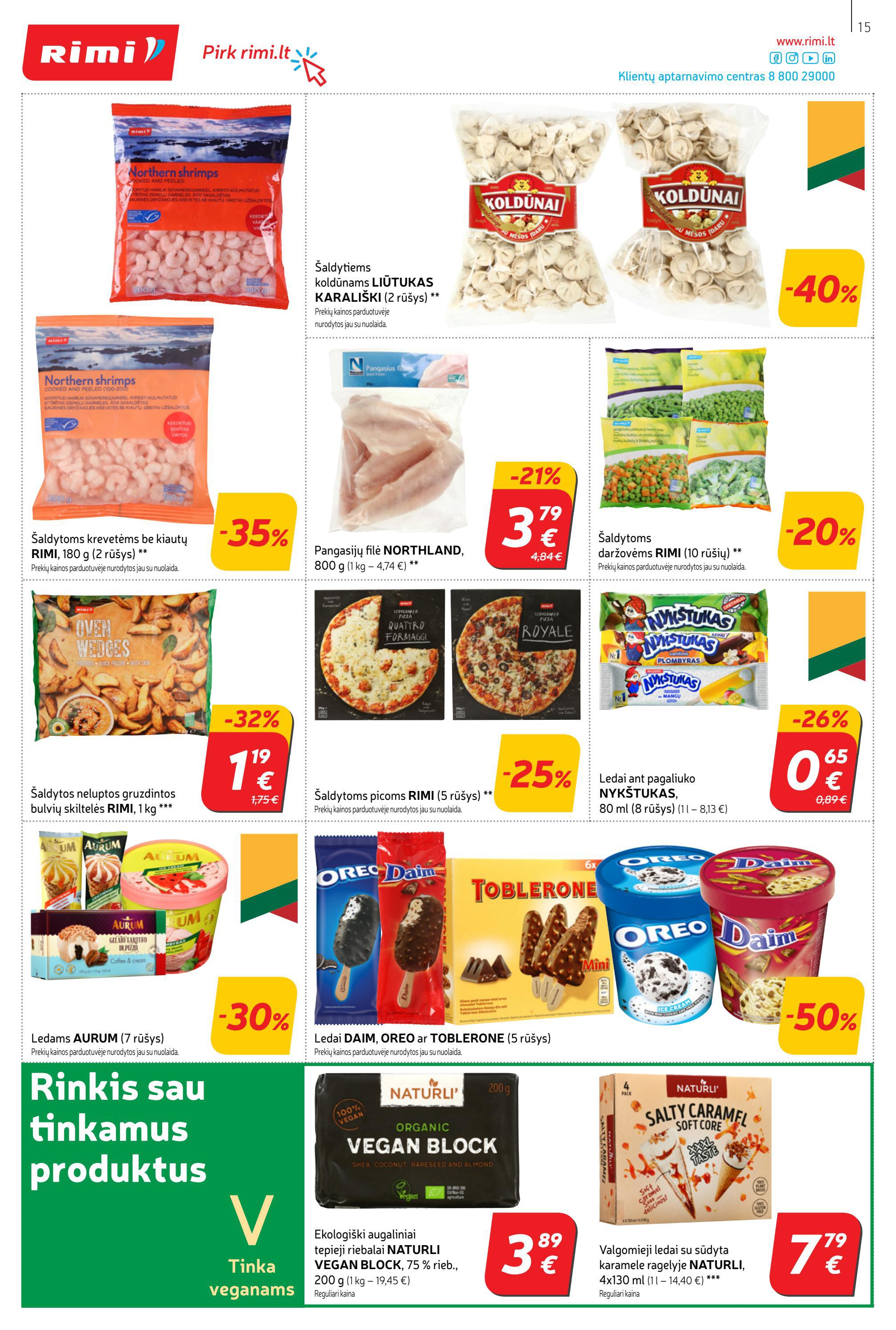 Rimi savaitinis leidinys akcijos nuo 
  2022-03-22 iki 
  2022-03-28 | Leidinukas.lt puslapis 15
