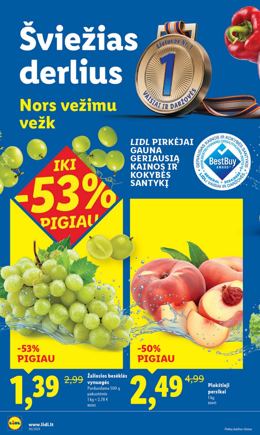 Lidl leidinys akcijos nuo 
  2025-09-01 iki 
  2025-09-07 | Leidinukas.lt puslapis 4
