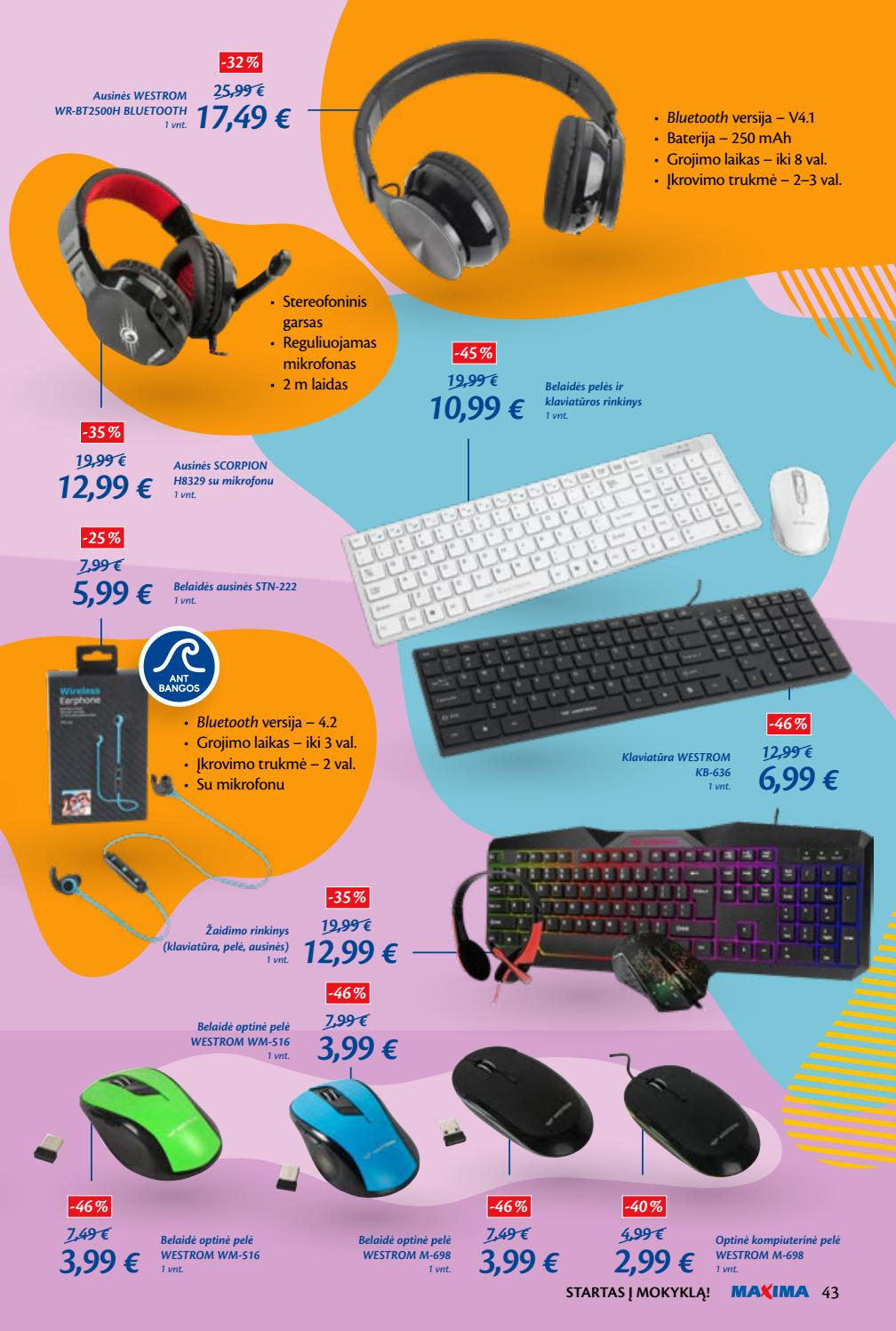 Maxima kaininis leidinys akcijos nuo 
  2019-08-08 iki 
  2019-09-11 | Leidinukas.lt puslapis 43
