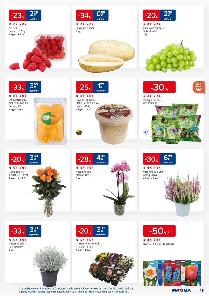 Maxima savaitinis leidinys 39 akcijos nuo
2024-09-24 iki
2024-09-30 | Leidinukas.lt puslapis 15