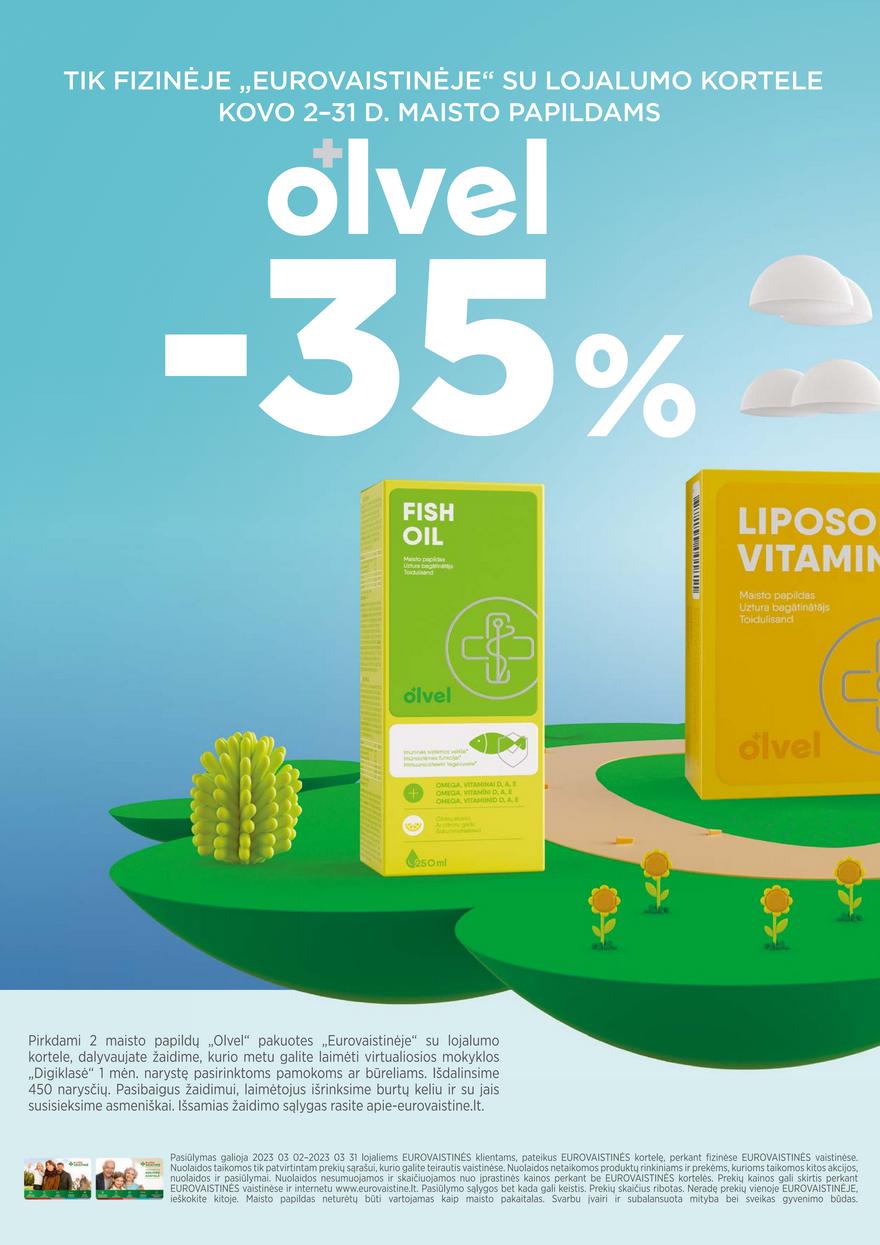 Euro vaistinė leidinys akcijos nuo 
  2023-03-02 iki 
  2023-03-31 | Leidinukas.lt puslapis 24