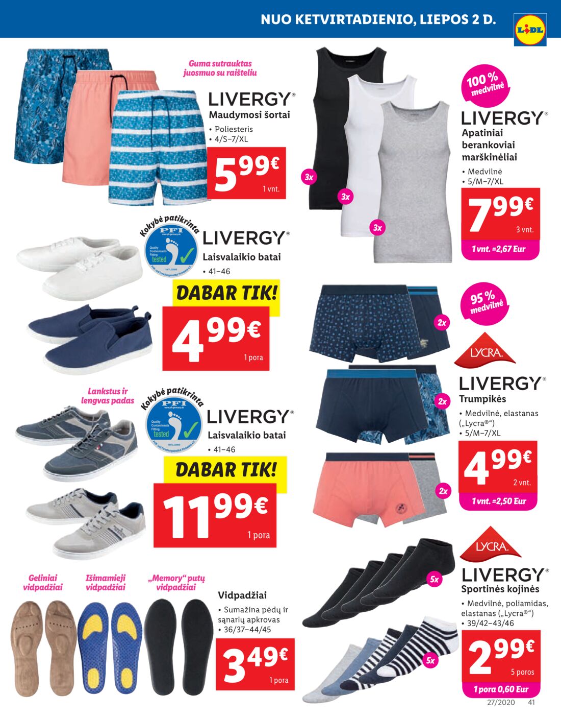 Lidl savaitinis leidinys akcijos nuo 
  2020-06-29 iki 
  2020-07-05 | Leidinukas.lt puslapis 41