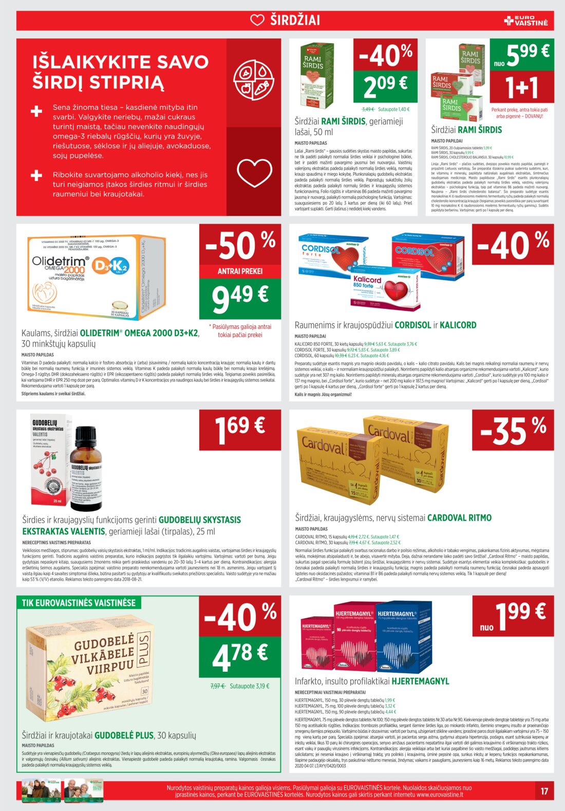 Euro vaistinė leidinys akcijos nuo 
  2021-01-05 iki 
  2021-01-31 | Leidinukas.lt puslapis 17