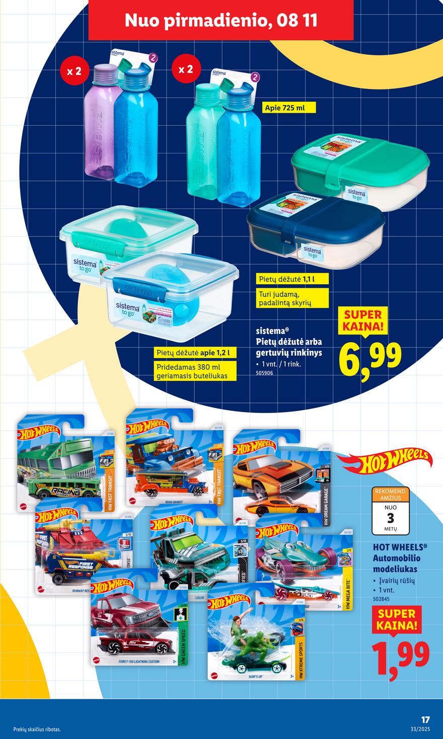 Lidl leidinys akcijos nuo 
  2025-08-11 iki 
  2025-08-17 | Leidinukas.lt puslapis 17