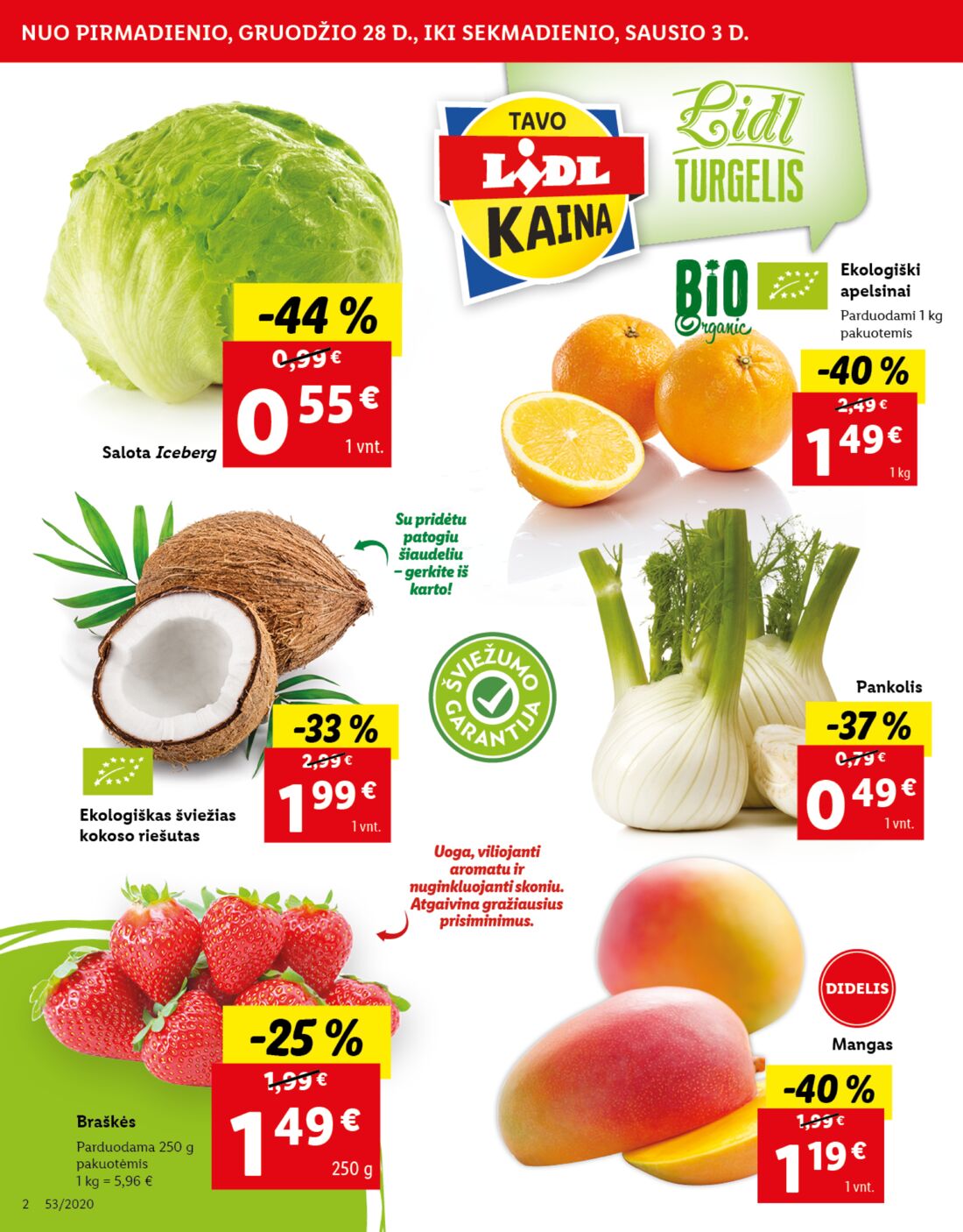 Lidl savaitinis leidinys akcijos nuo 
  2020-12-28 iki 
  2021-01-03 | Leidinukas.lt puslapis 2