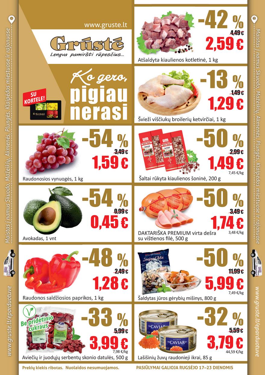 Grūstė leidinys akcijos nuo 
  2021-09-17 iki 
  2021-09-23 | Leidinukas.lt puslapis 1