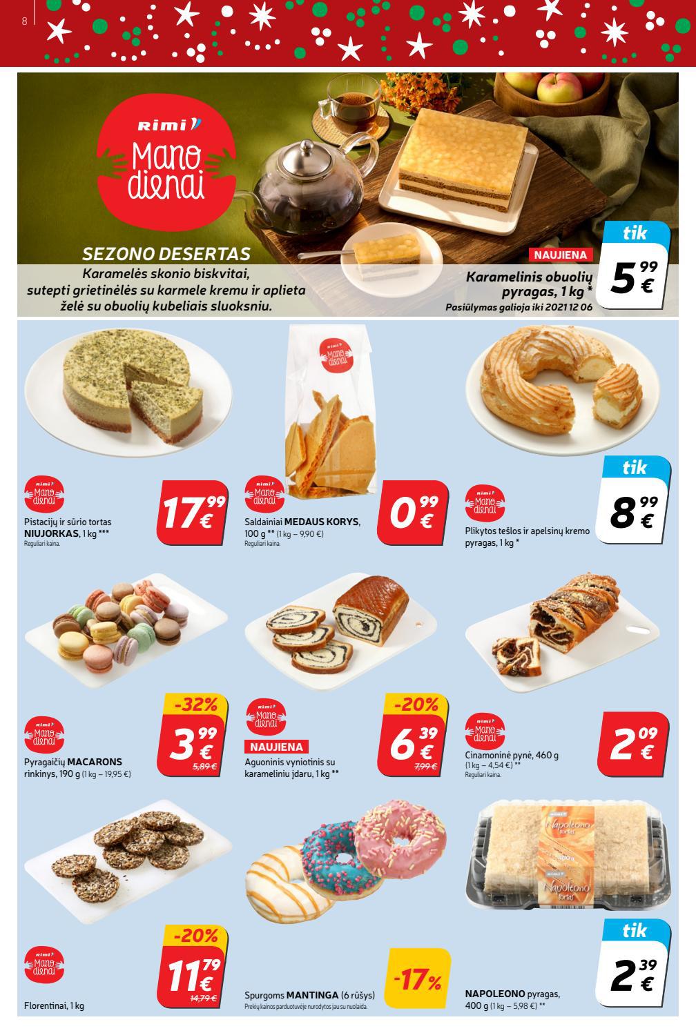 Rimi savaitinis leidinys akcijos nuo 
  2021-11-30 iki 
  2021-12-06 | Leidinukas.lt puslapis 8