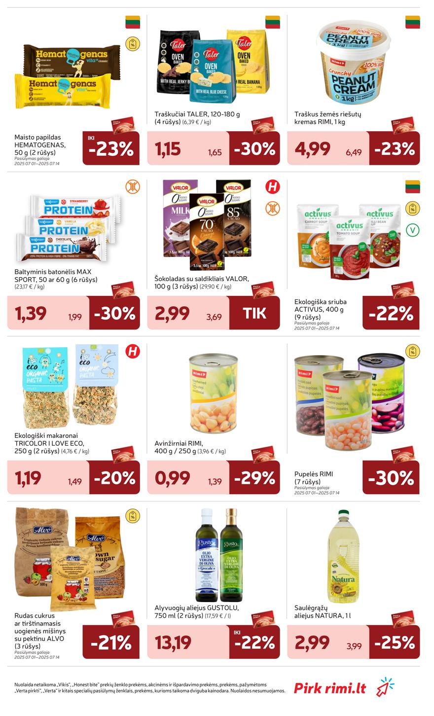 Rimi savaitinis leidinys  akcijos nuo 
  2025-07-08 iki 
  2025-07-14 | Leidinukas.lt puslapis 24