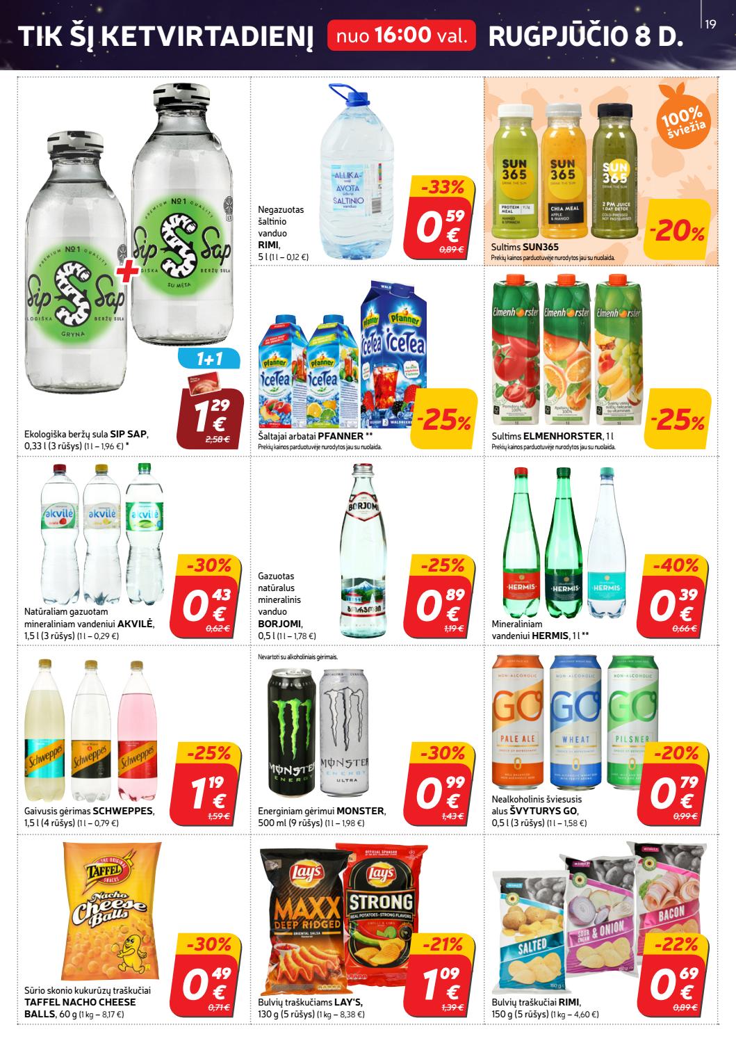 Rimi savaitinis leidinys akcijos nuo 
  2019-08-06 iki 
  2019-08-12 | Leidinukas.lt puslapis 19