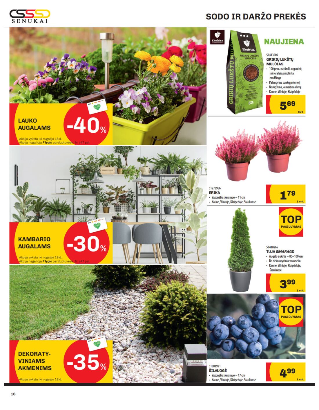 Senukai reklaminis leidinys akcijos nuo 
  2019-08-29 iki 
  2019-09-16 | Leidinukas.lt puslapis 16