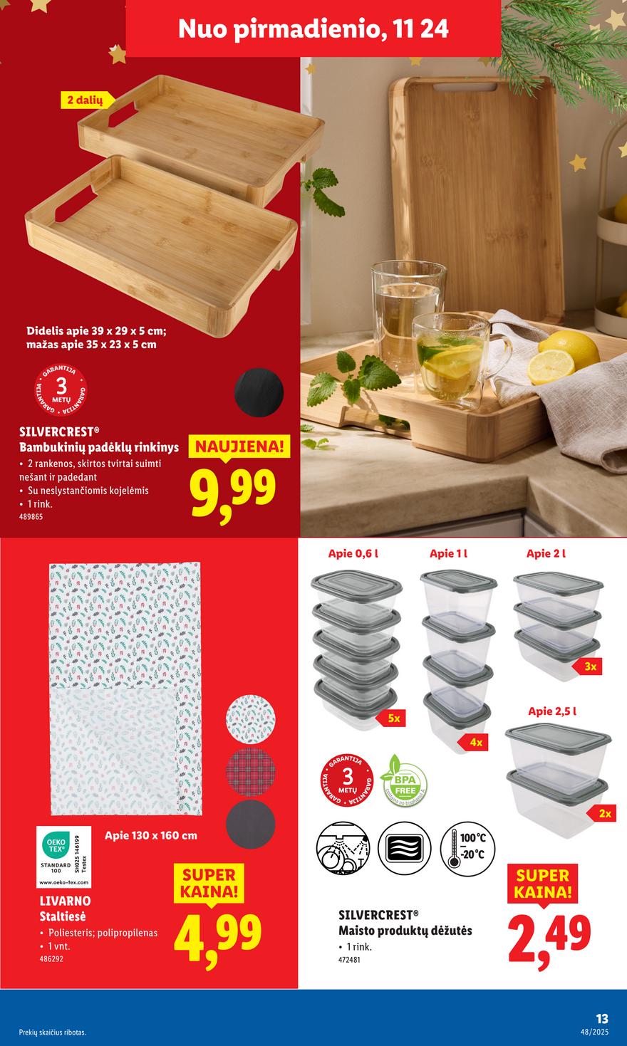 Lidl leidinys akcijos nuo 
  2025-11-24 iki 
  2025-11-30 | Leidinukas.lt puslapis 13