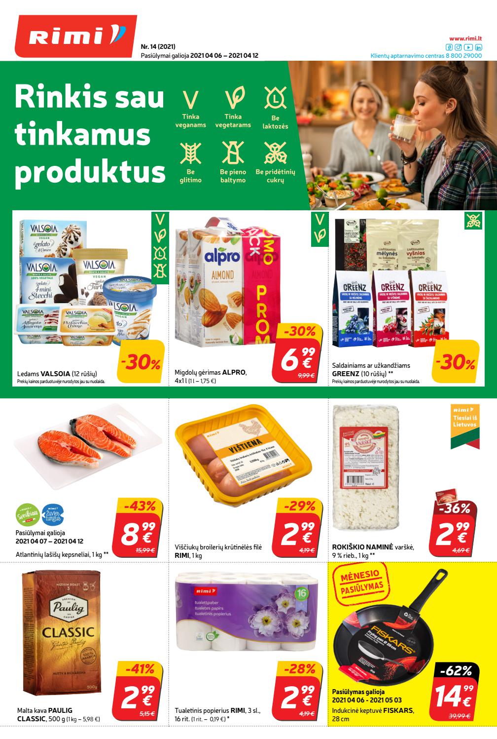 Rimi savaitinis leidinys akcijos nuo 
  2021-04-06 iki 
  2021-04-12 | Leidinukas.lt puslapis 1