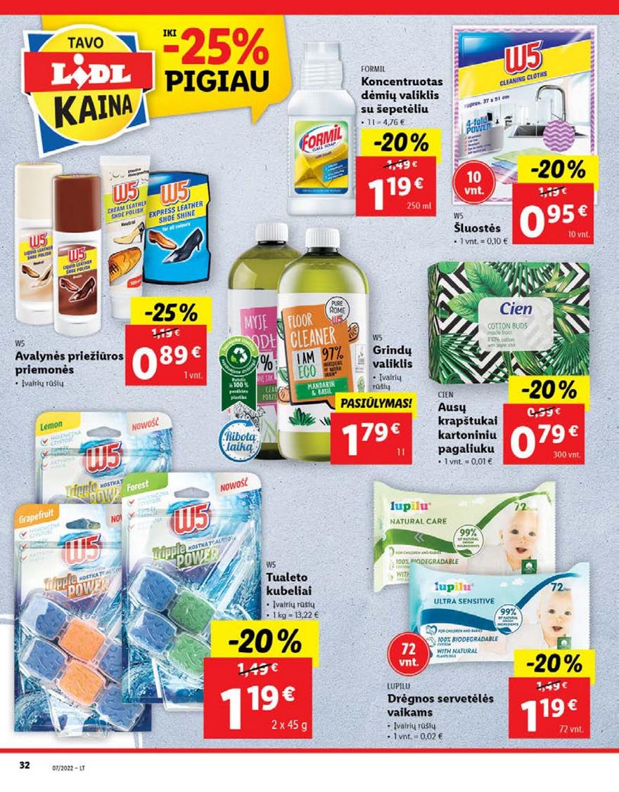 Lidl maisto prekių pasiūlymai akcijos nuo 
  2022-02-14 iki 
  2022-02-20 | Leidinukas.lt puslapis 32