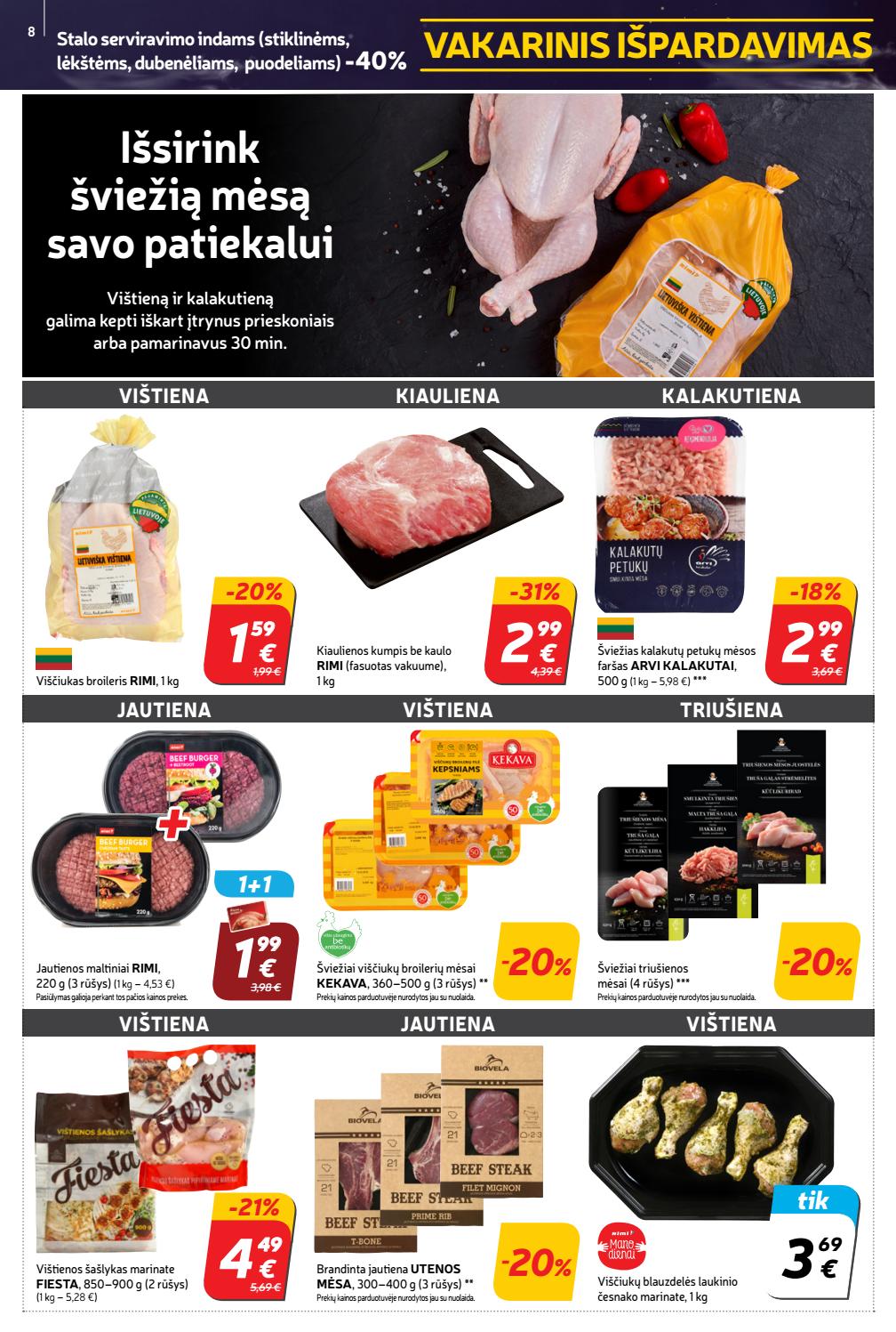 Rimi savaitinis leidinys akcijos nuo 
  2019-09-03 iki 
  2019-09-09 | Leidinukas.lt puslapis 8