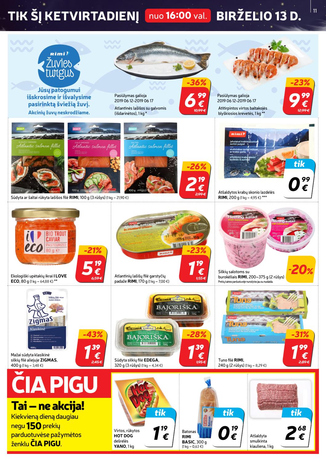 Rimi savaitinis leidinys akcijos nuo 
  2019-06-11 iki 
  2019-06-17 | Leidinukas.lt puslapis 11