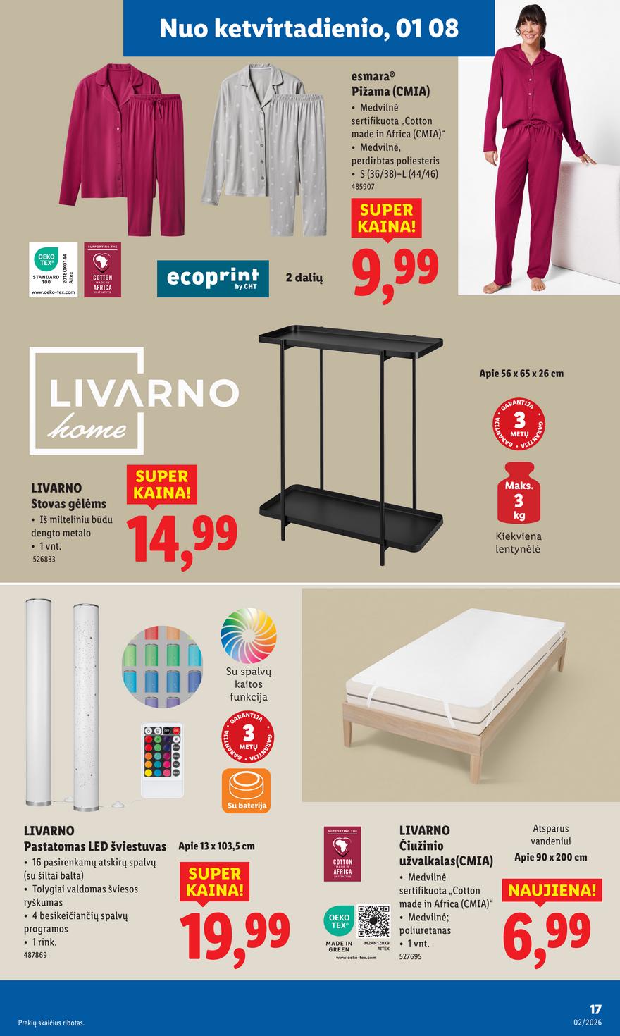 Lidl leidinys akcijos nuo 
  2026-01-05 iki 
  2026-01-11 | Leidinukas.lt puslapis 17