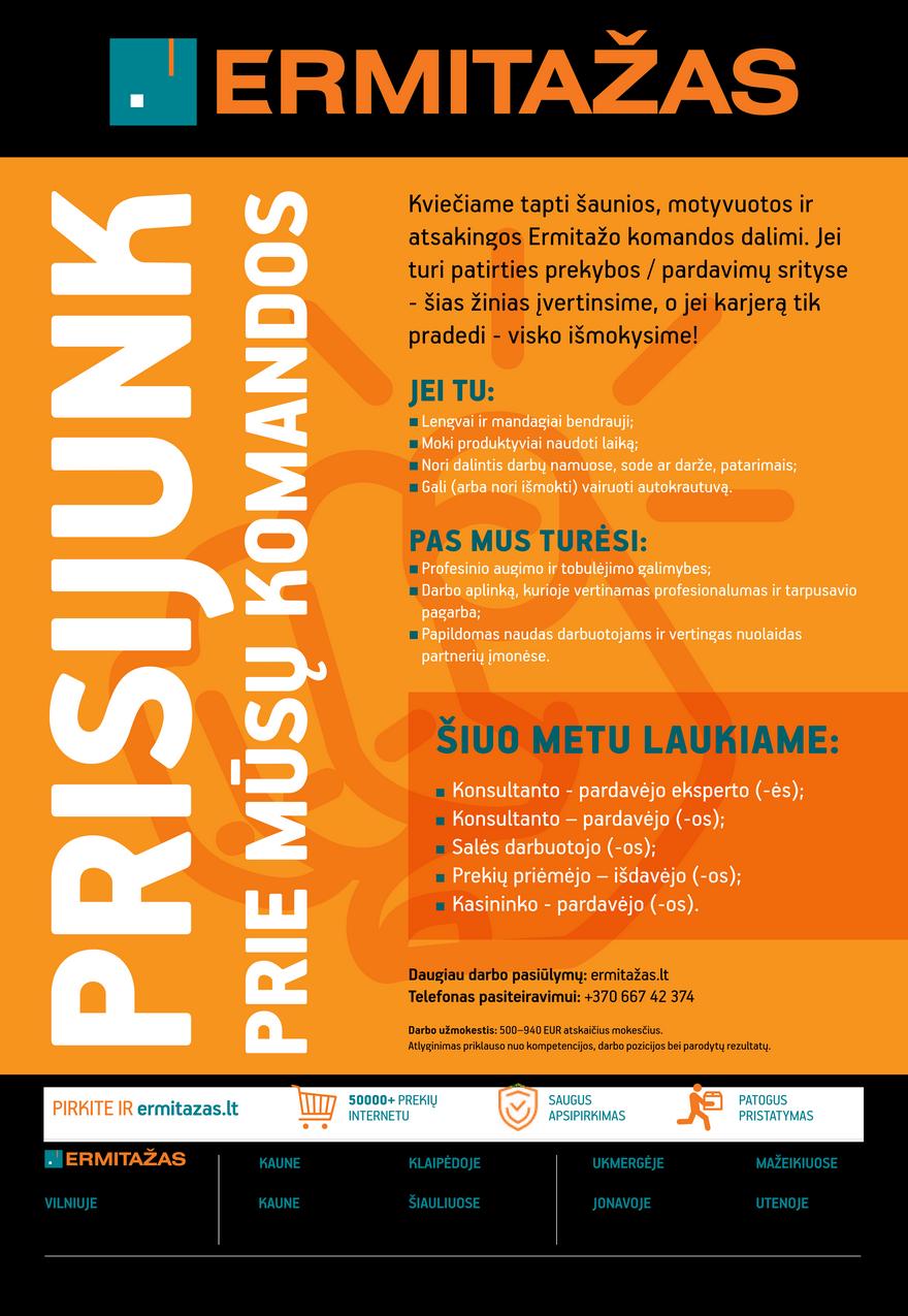 Ermitažas leidinys akcijos nuo 
  2021-08-25 iki 
  2021-09-14 | Leidinukas.lt puslapis 32