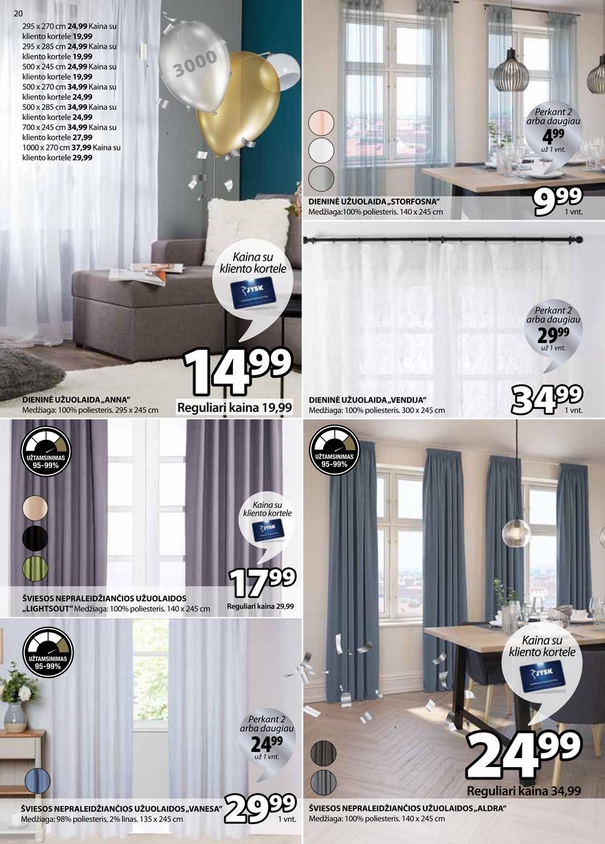 Jysk leidinys akcijos nuo 
  2021-05-25 iki 
  2021-06-07 | Leidinukas.lt puslapis 20