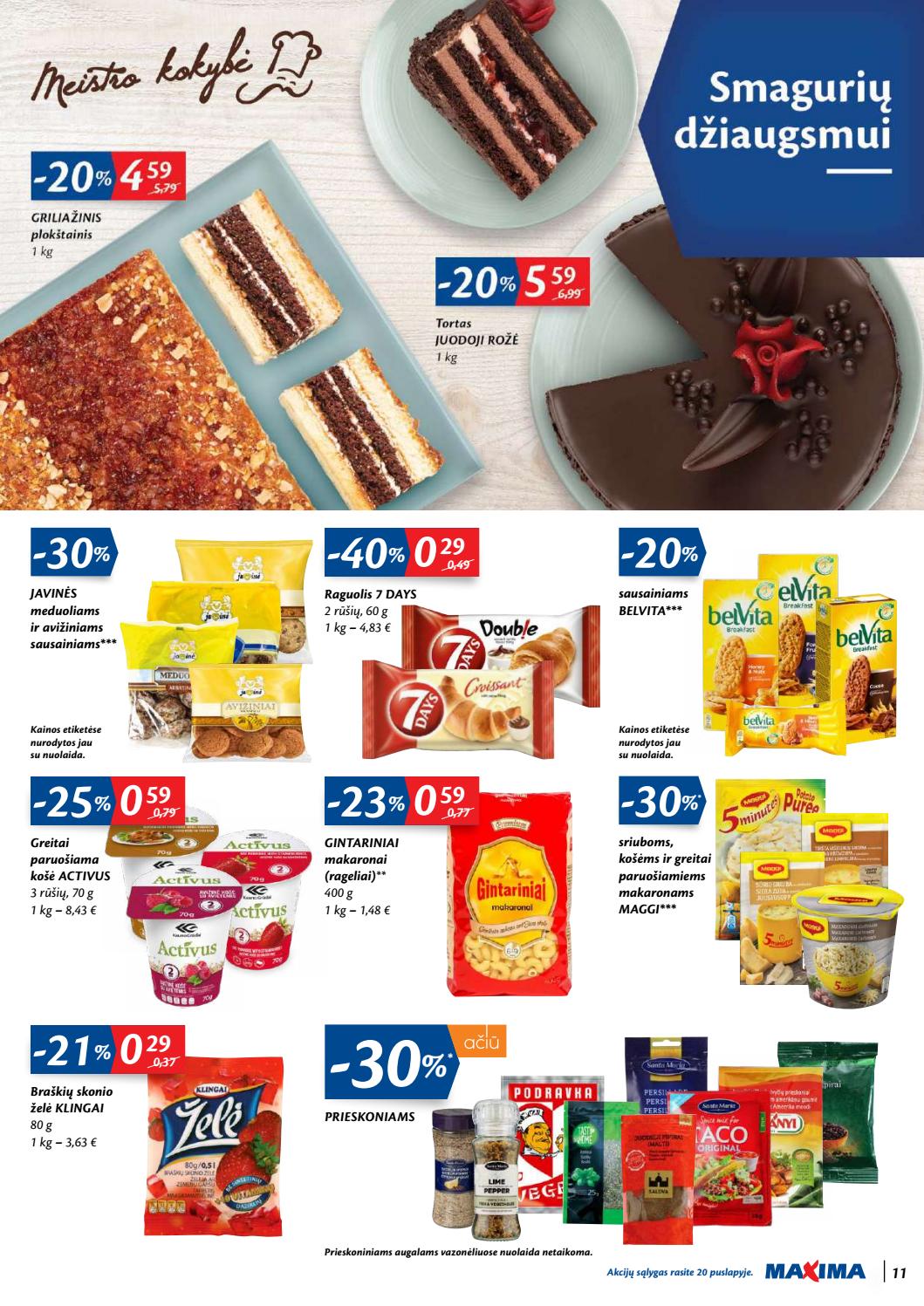Maxima kaininis leidinys akcijos nuo 
  2019-11-19 iki 
  2019-11-25 | Leidinukas.lt puslapis 11