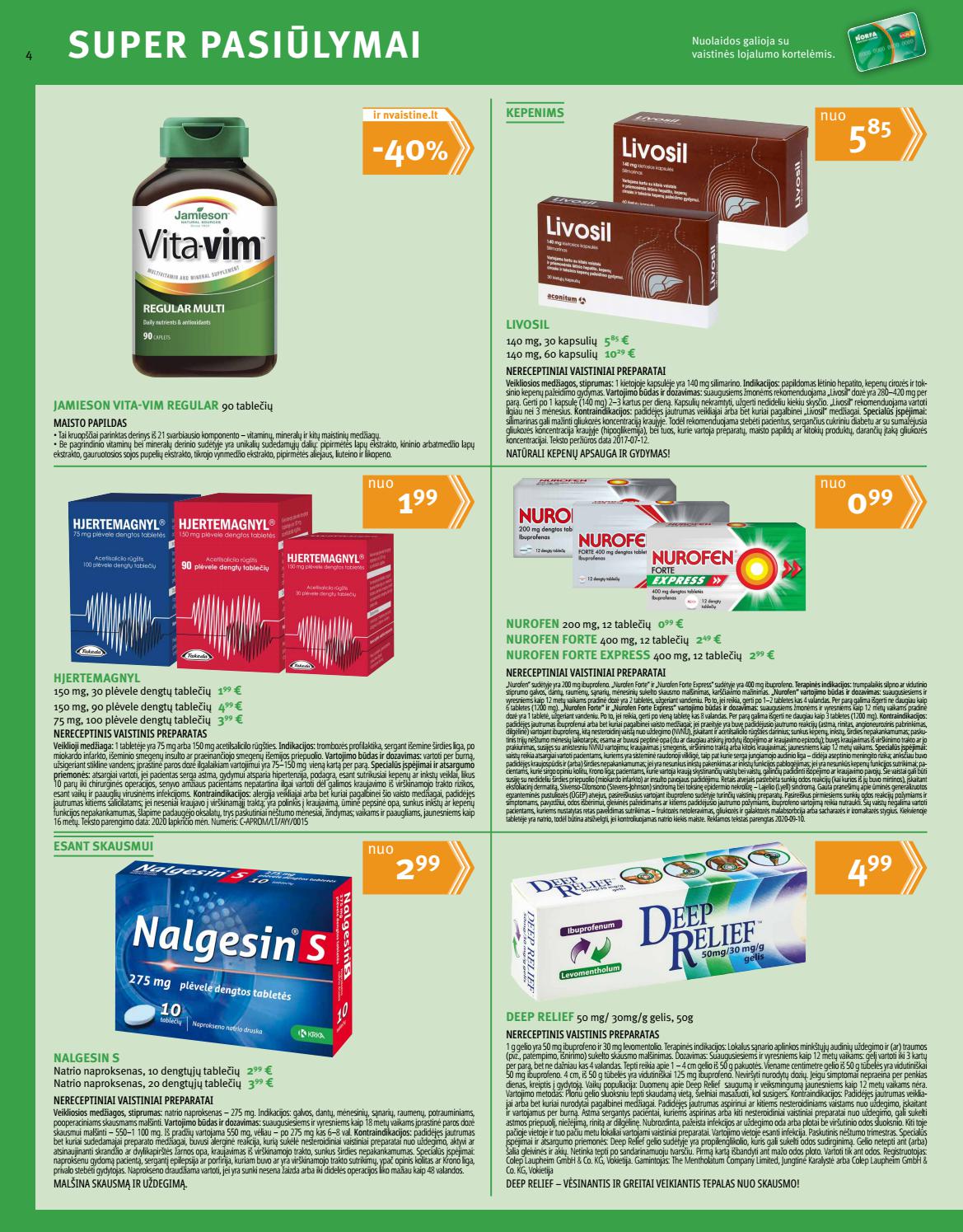 Norfos vaistinės leidinys akcijos nuo
2021-06-01 iki
2021-06-30 | Leidinukas.lt puslapis 4