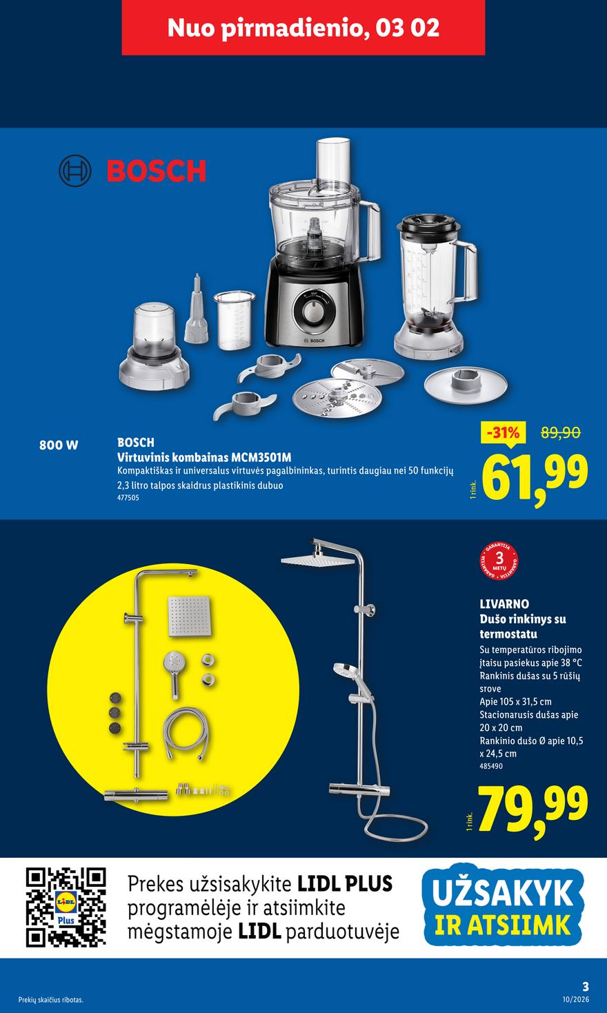 Lidl leidinys naujas akcijos nuo 
  2026-03-02 iki 
  2026-03-08 | Leidinukas.lt puslapis 3