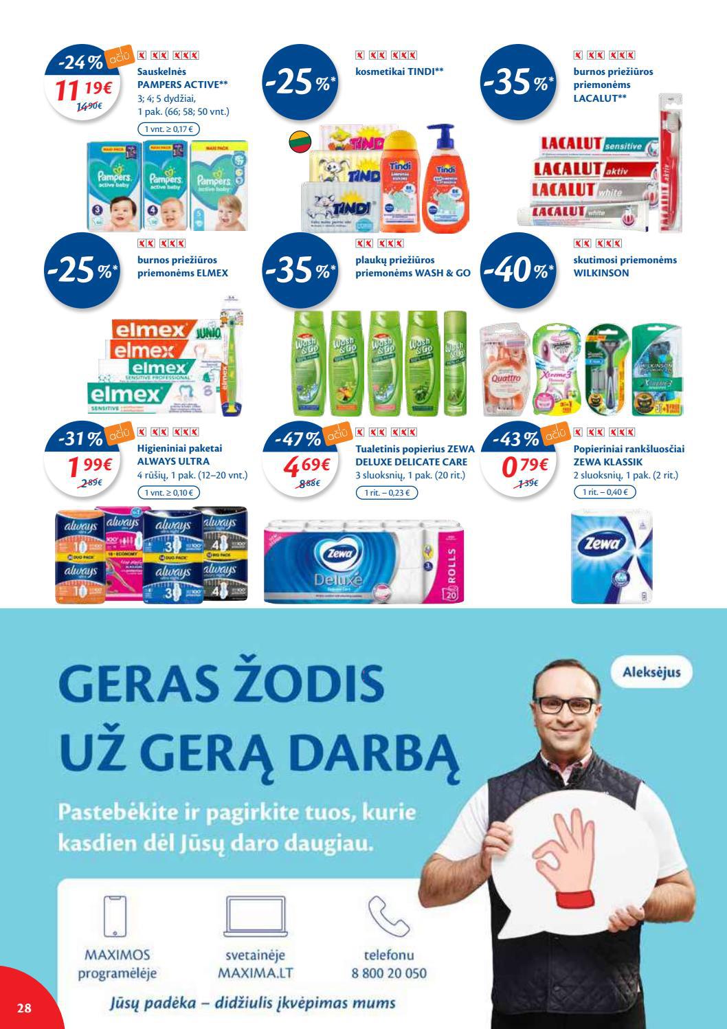 Maxima kaininis leidinys akcijos nuo 
  2021-08-31 iki 
  2021-09-06 | Leidinukas.lt puslapis 28