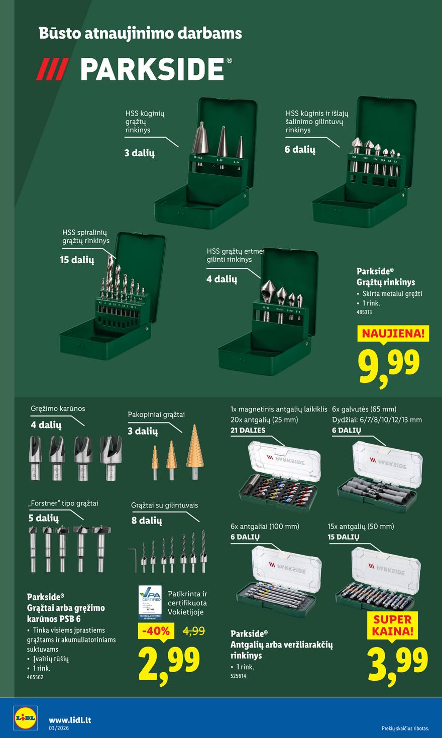 Lidl ne maisto leidinys akcijos nuo 
  2026-01-12 iki 
  2026-01-18 | Leidinukas.lt puslapis 16
