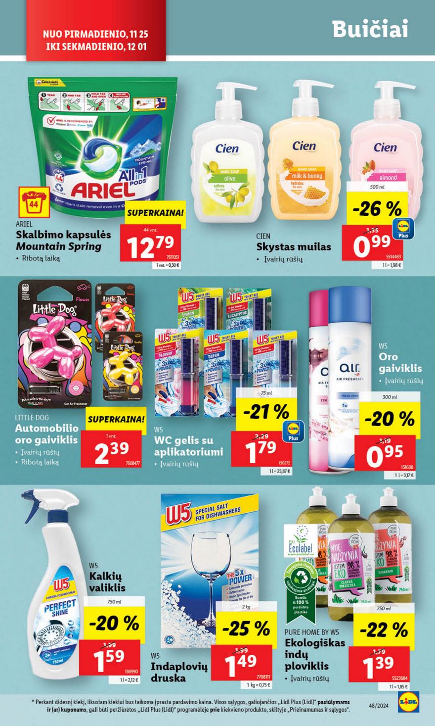 Lidl leidinys naujas akcijos nuo 
  2024-11-25 iki 
  2024-12-01 | Leidinukas.lt puslapis 34
