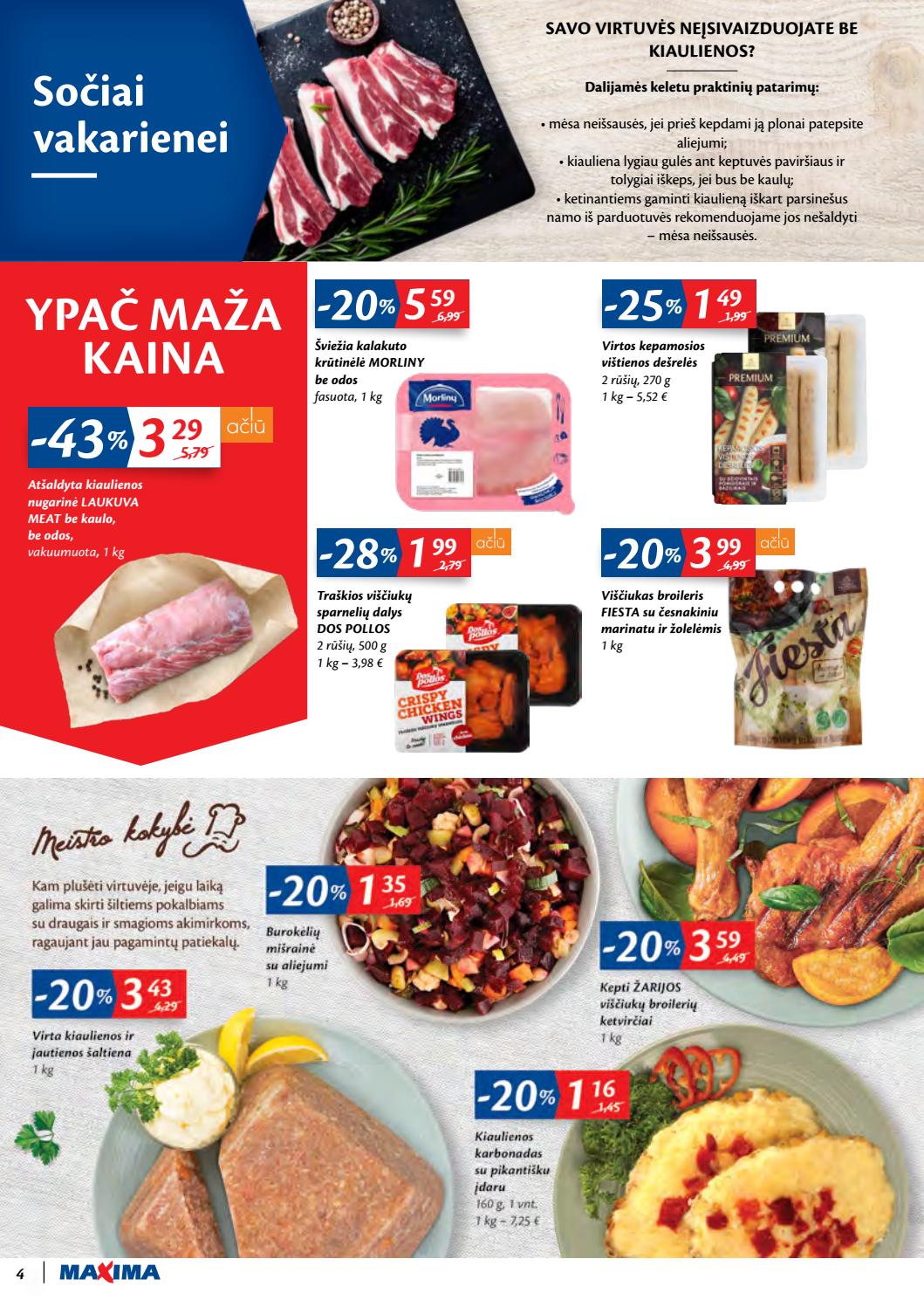 Maxima kaininis leidinys akcijos nuo 
  2020-01-07 iki 
  2020-01-13 | Leidinukas.lt puslapis 4