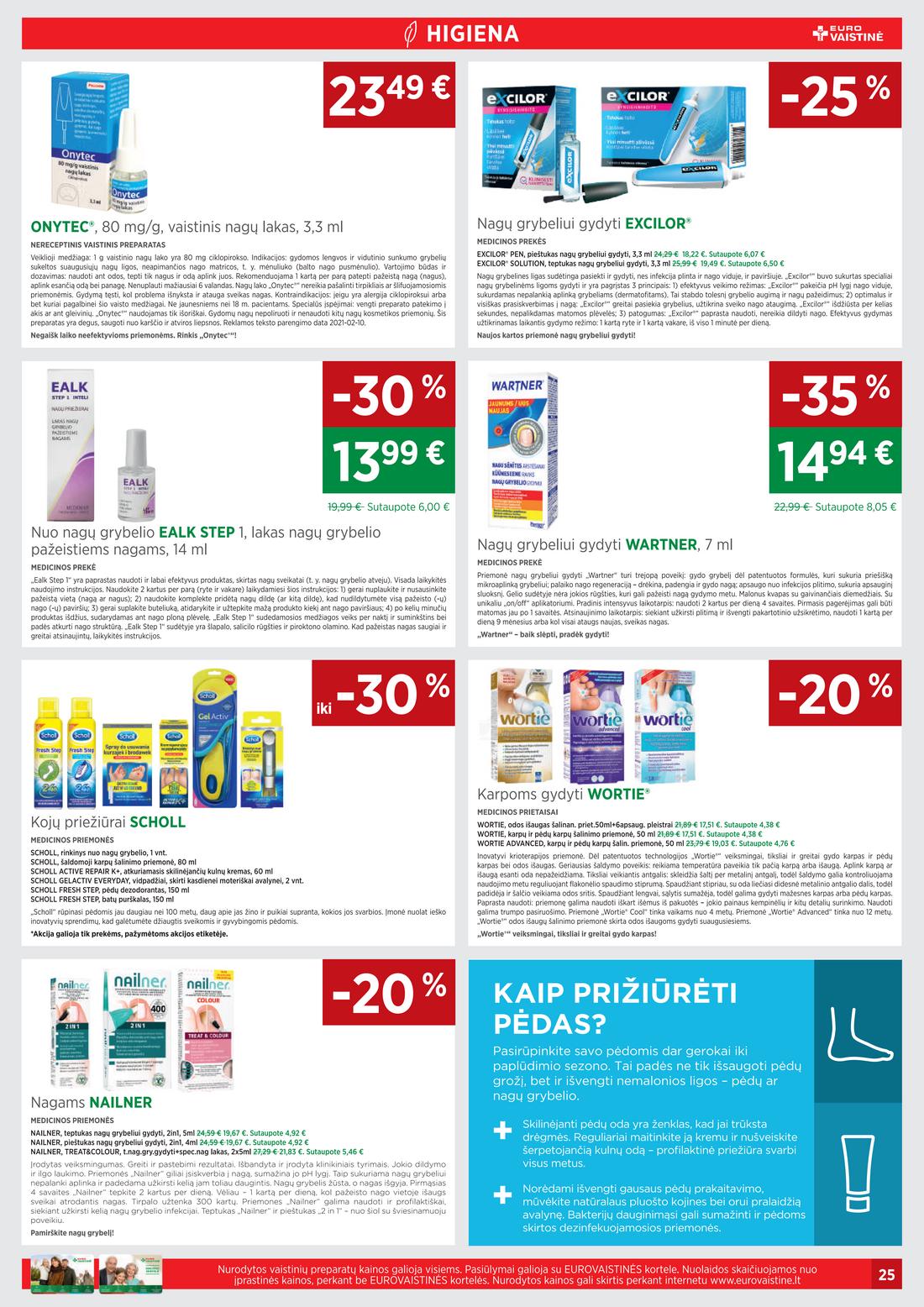 Euro vaistinė leidinys. akcijos nuo 
  2021-04-01 iki 
  2021-04-30 | Leidinukas.lt puslapis 25
