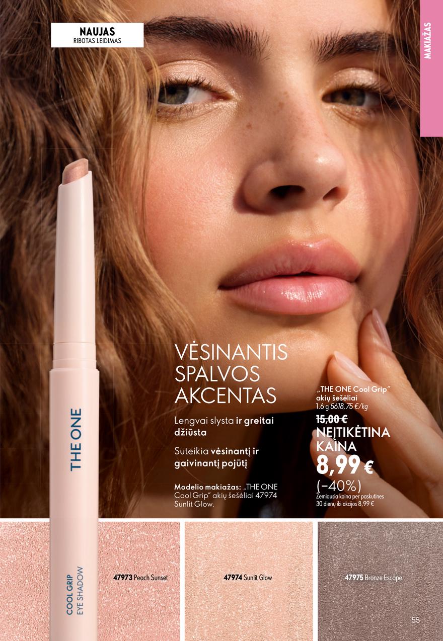 Oriflame katalogas akcijos nuo 
  2026-06-24 iki 
  2026-07-14 | Leidinukas.lt puslapis 55