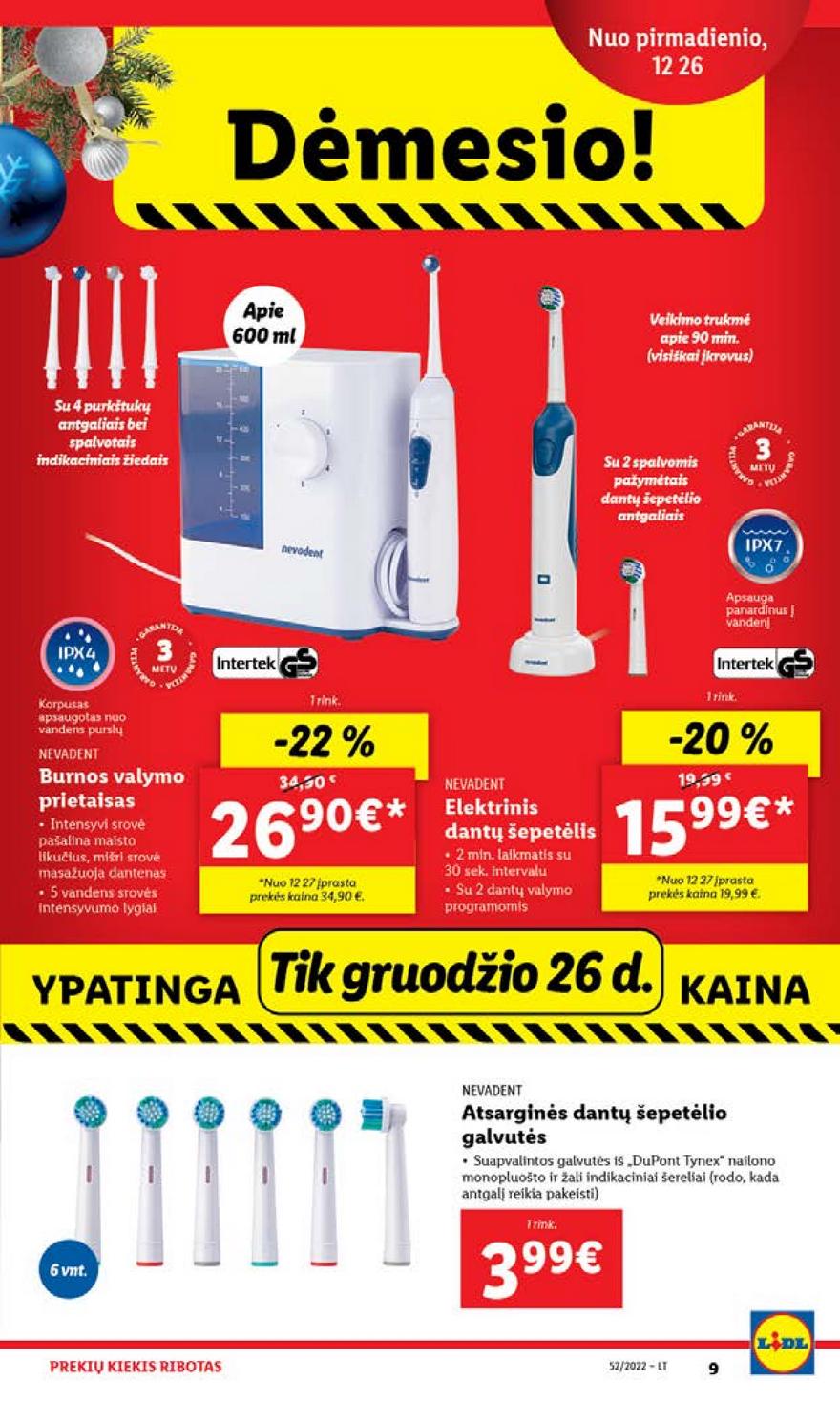 Ldil ne maisto prekių pasiūlymai akcijos nuo 
  2022-12-26 iki 
  2023-01-01 | Leidinukas.lt puslapis 9