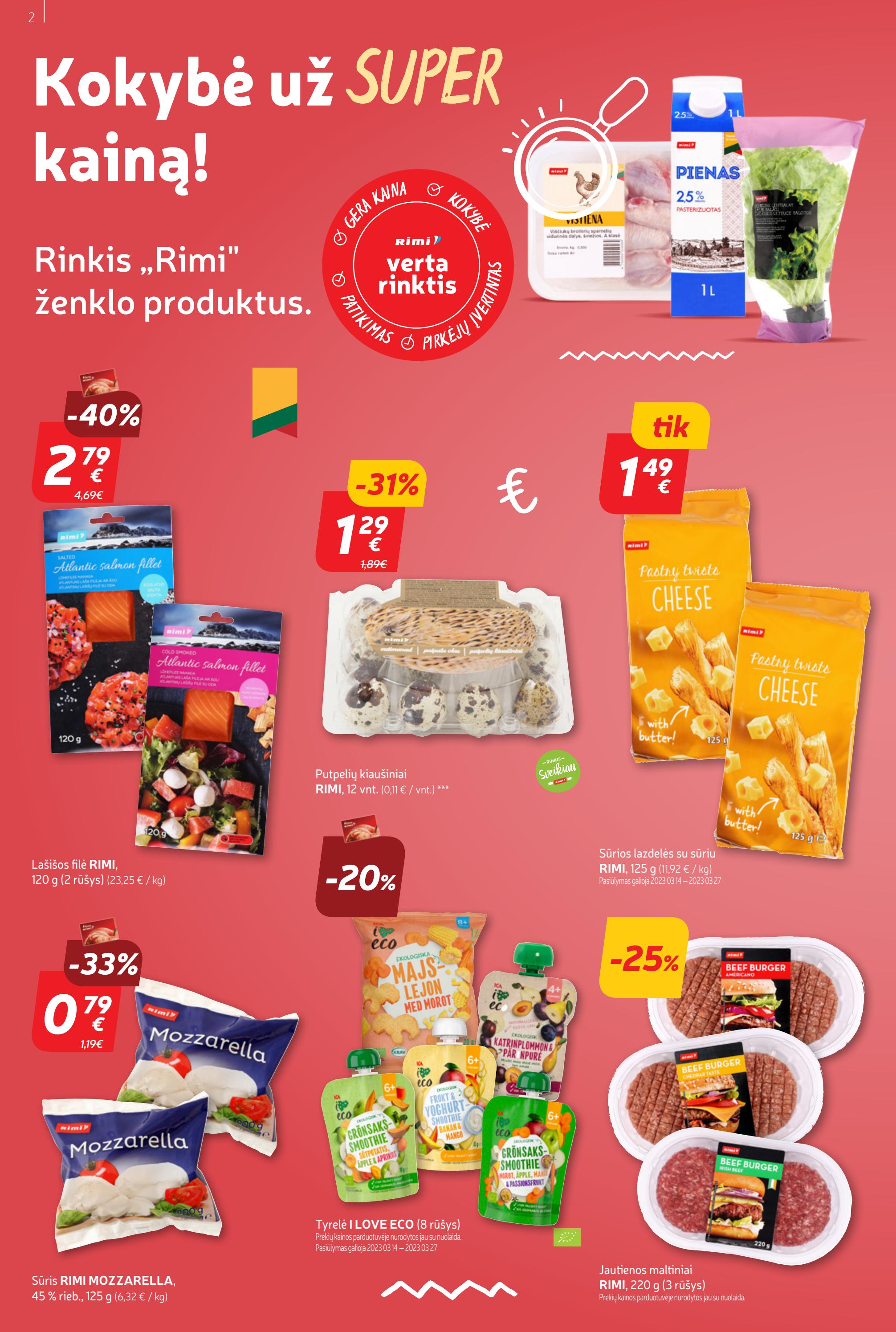 Rimi savaitinis leidinys akcijos nuo 
  2023-03-21 iki 
  2023-03-27 | Leidinukas.lt puslapis 2