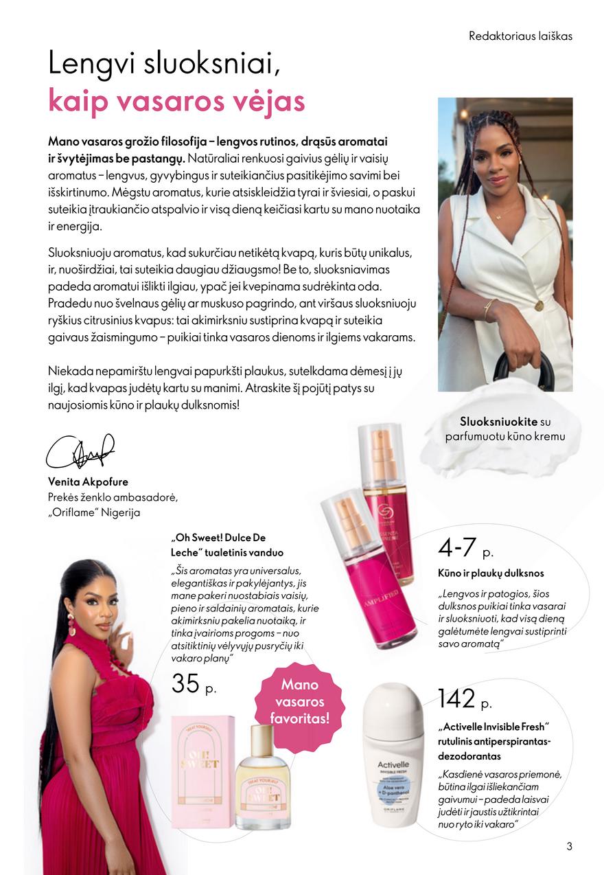 Oriflame katalogas akcijos nuo 
  2026-06-24 iki 
  2026-07-14 | Leidinukas.lt puslapis 3