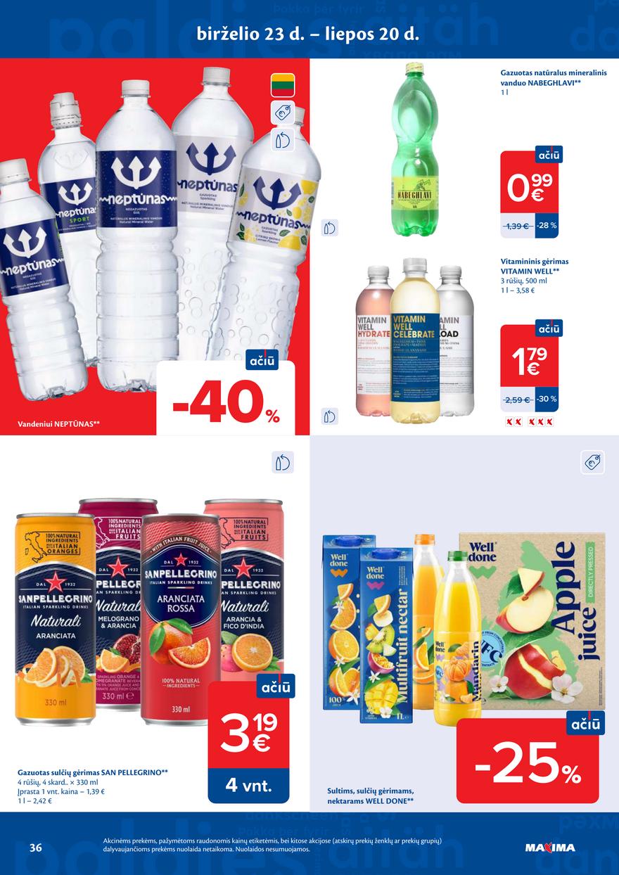 Maxima leidinys akcijos nuo 
  2026-06-30 iki 
  2026-07-06 | Leidinukas.lt puslapis 36