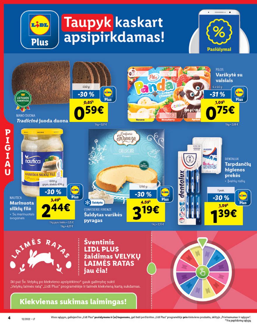 Lidl maisto prekių pasiūlymai akcijos nuo 
  2022-03-21 iki 
  2022-03-27 | Leidinukas.lt puslapis 4