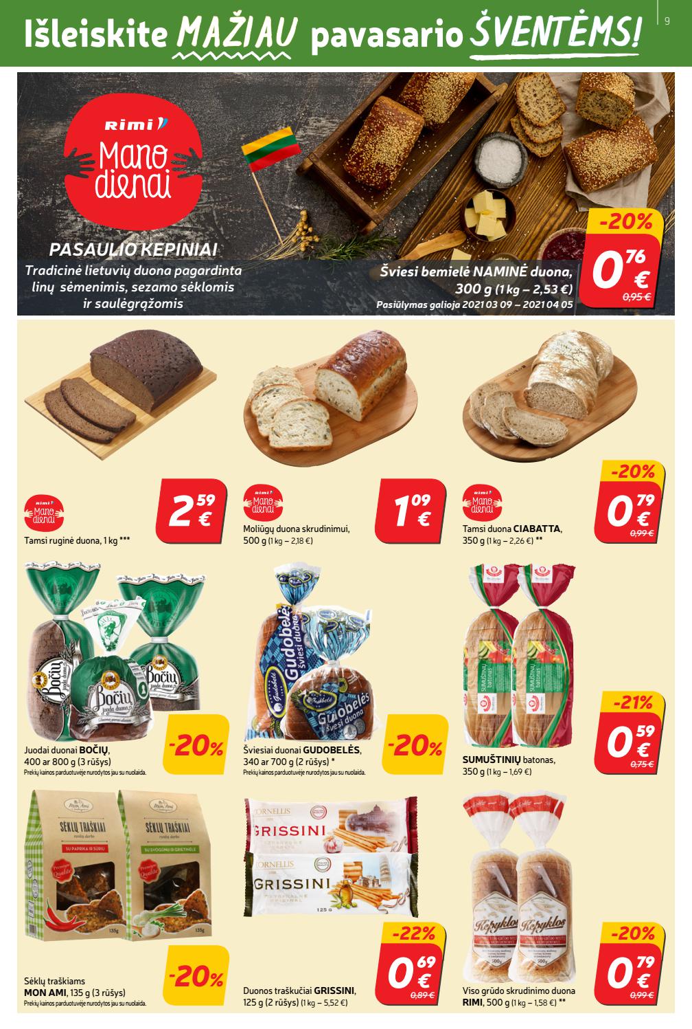 Rimi savaitinis leidinys akcijos nuo 
  2021-03-30 iki 
  2021-04-05 | Leidinukas.lt puslapis 9
