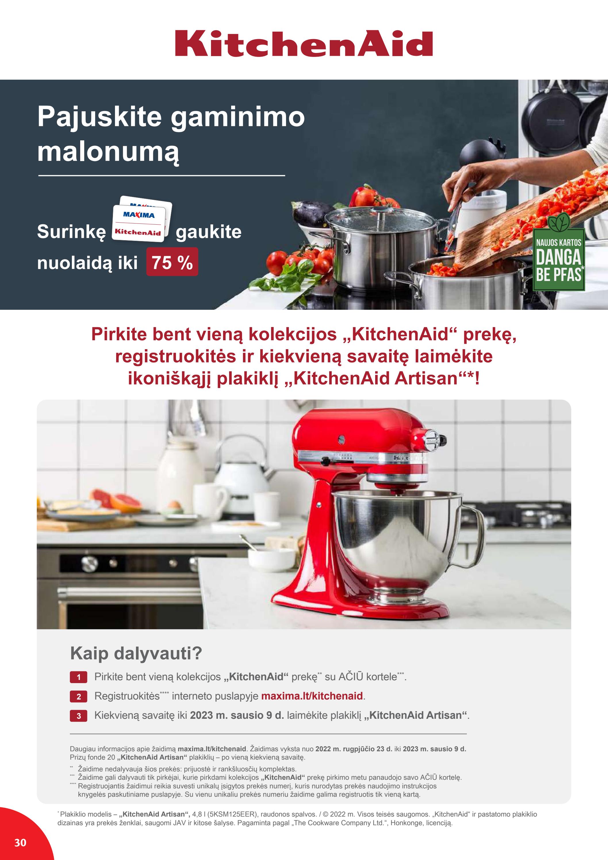 Maxima kaininis leidinys akcijos nuo
2022-11-08 iki
2022-11-14 | Leidinukas.lt puslapis 30