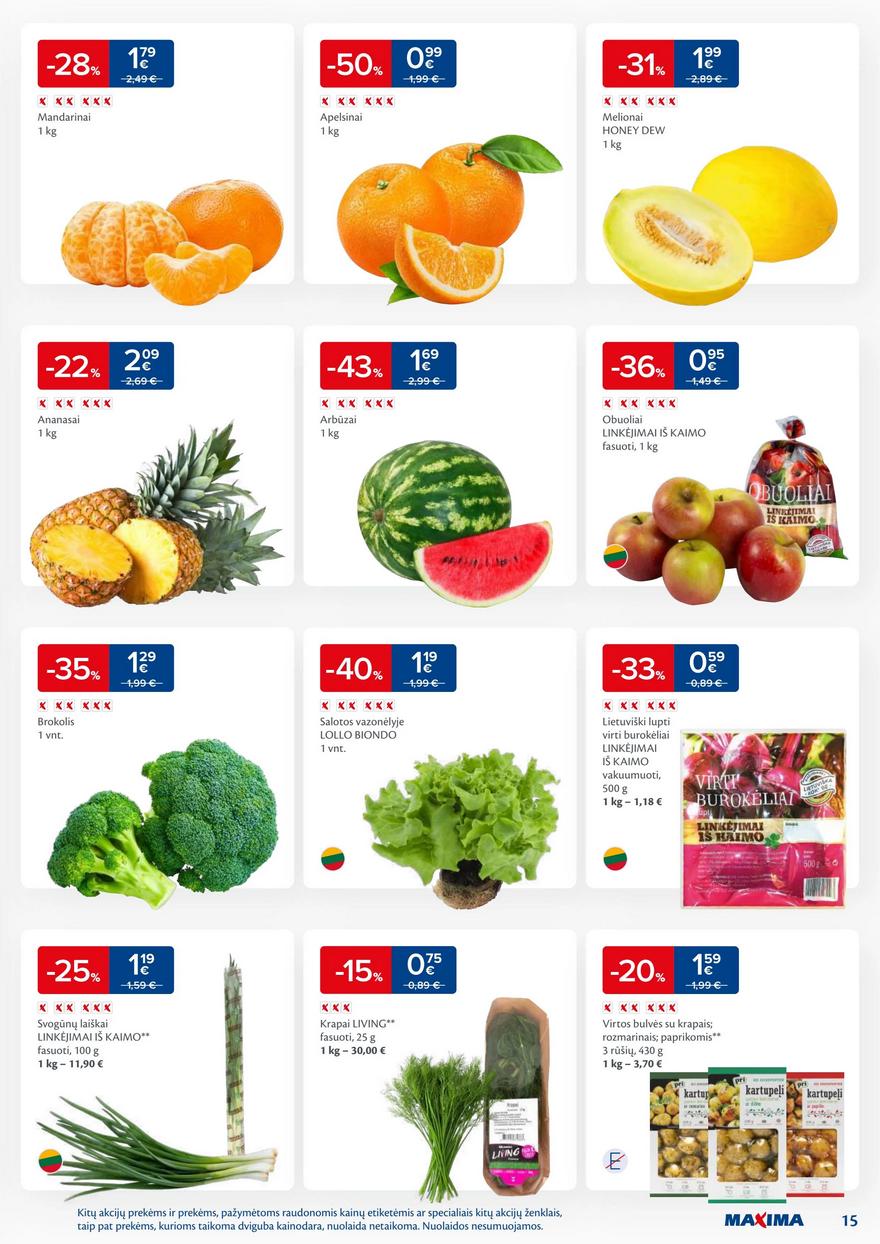Maxima savaitinis leidinys 18 akcijos nuo 
  2025-04-29 iki 
  2025-05-05 | Leidinukas.lt puslapis 15