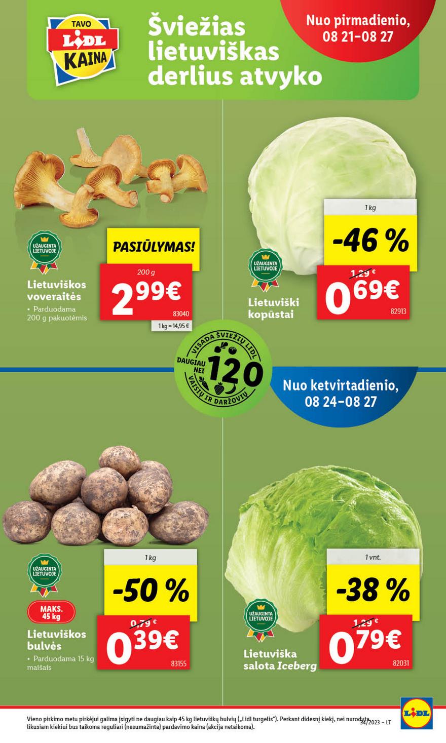 Lidl pasiūlymai akcijos nuo 
  2023-08-21 iki 
  2023-08-27 | Leidinukas.lt puslapis 15
