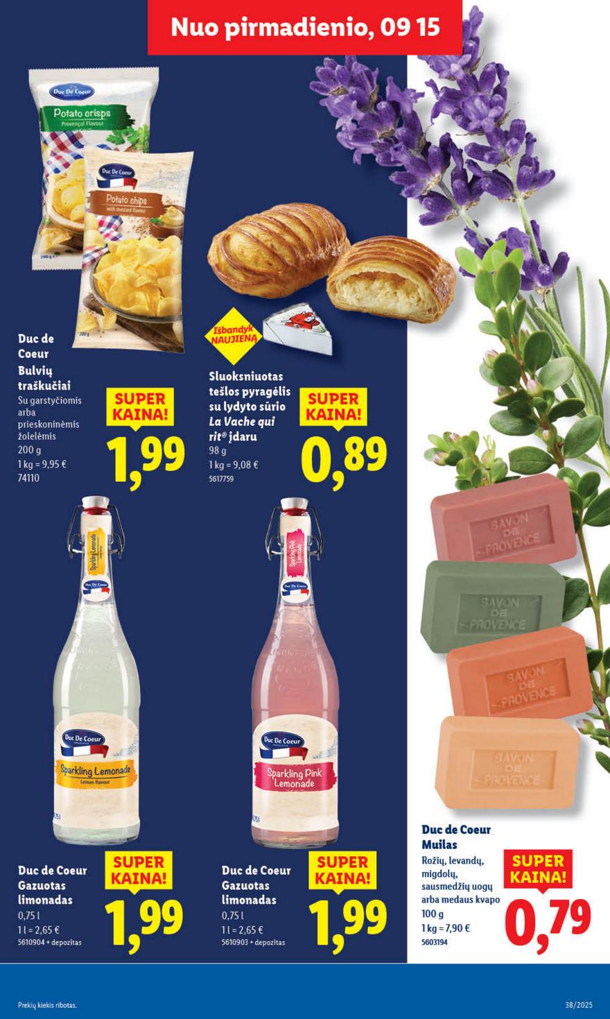 Lidl leidinys akcijos nuo 
  2025-09-15 iki 
  2025-09-21 | Leidinukas.lt puslapis 19