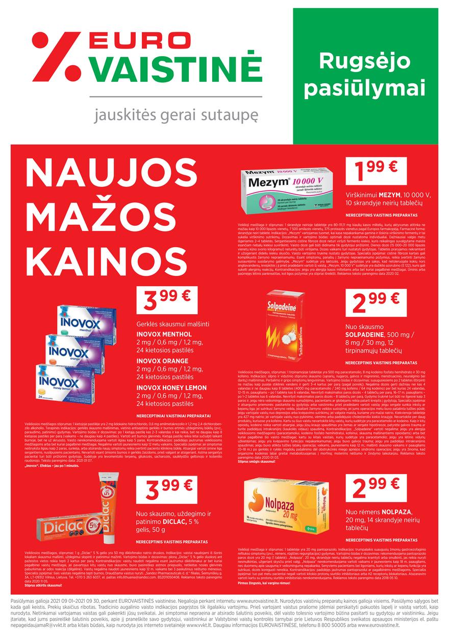 Euro vaistinė leidinys akcijos nuo 
  2021-09-01 iki 
  2021-09-30 | Leidinukas.lt puslapis 1