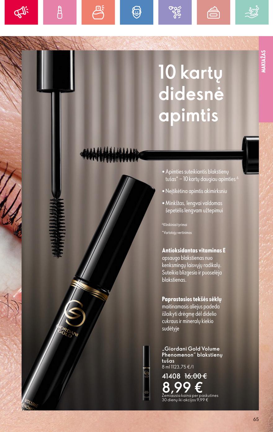 Oriflame katalogas akcijos nuo 
  2025-06-22 iki 
  2025-07-12 | Leidinukas.lt puslapis 65