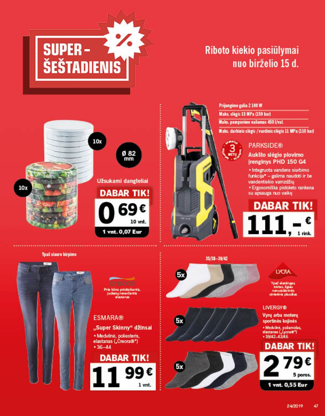 Lidl savaitinis leidinys akcijos nuo 
  2019-06-10 iki 
  2019-06-16 | Leidinukas.lt puslapis 47